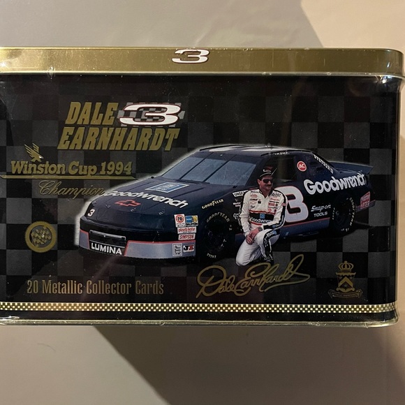 Dale Earnhardt Embossed Metal Collector’s Cards - Picture 2 of 4
